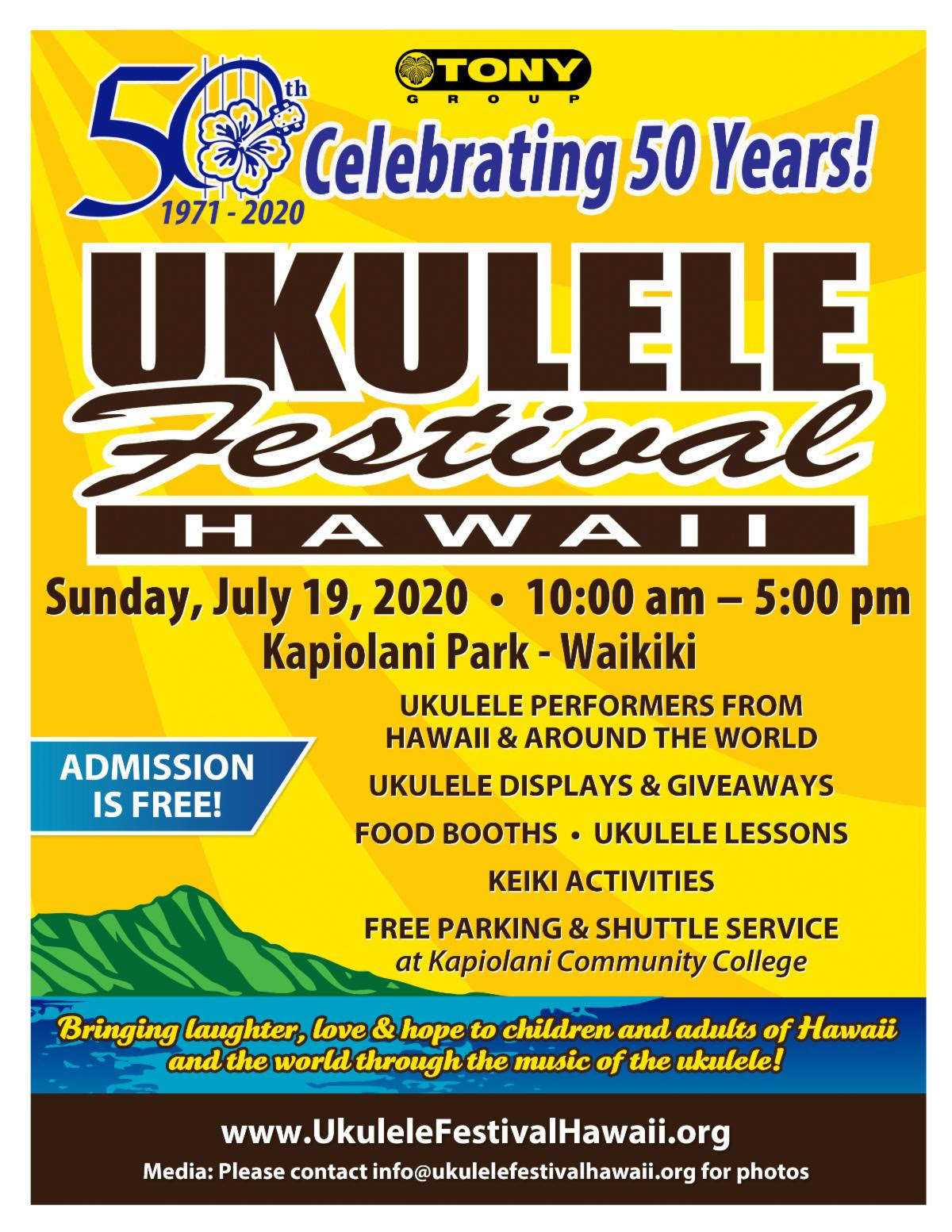 Hawaii Festival Poster 2020